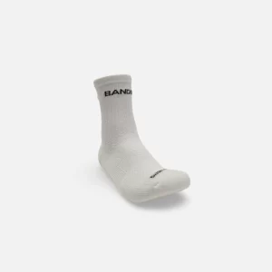 Bandit | Merino Wool Run Socks – 2 Pack  – White/Black