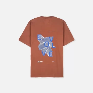 Bandit | Cylinder Evolve Cotton Tee, Unisex – Amber Brown