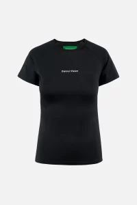 District Vision | Lightweight Short Sleeve Fitted Tee – Black