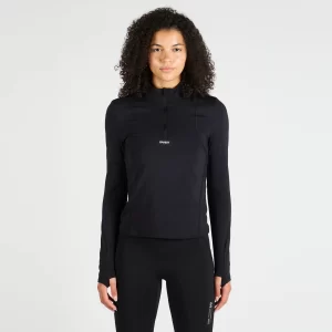 Bandit | Brushed Stamina™ Women’s Cold Weather Quarter Zip – Black