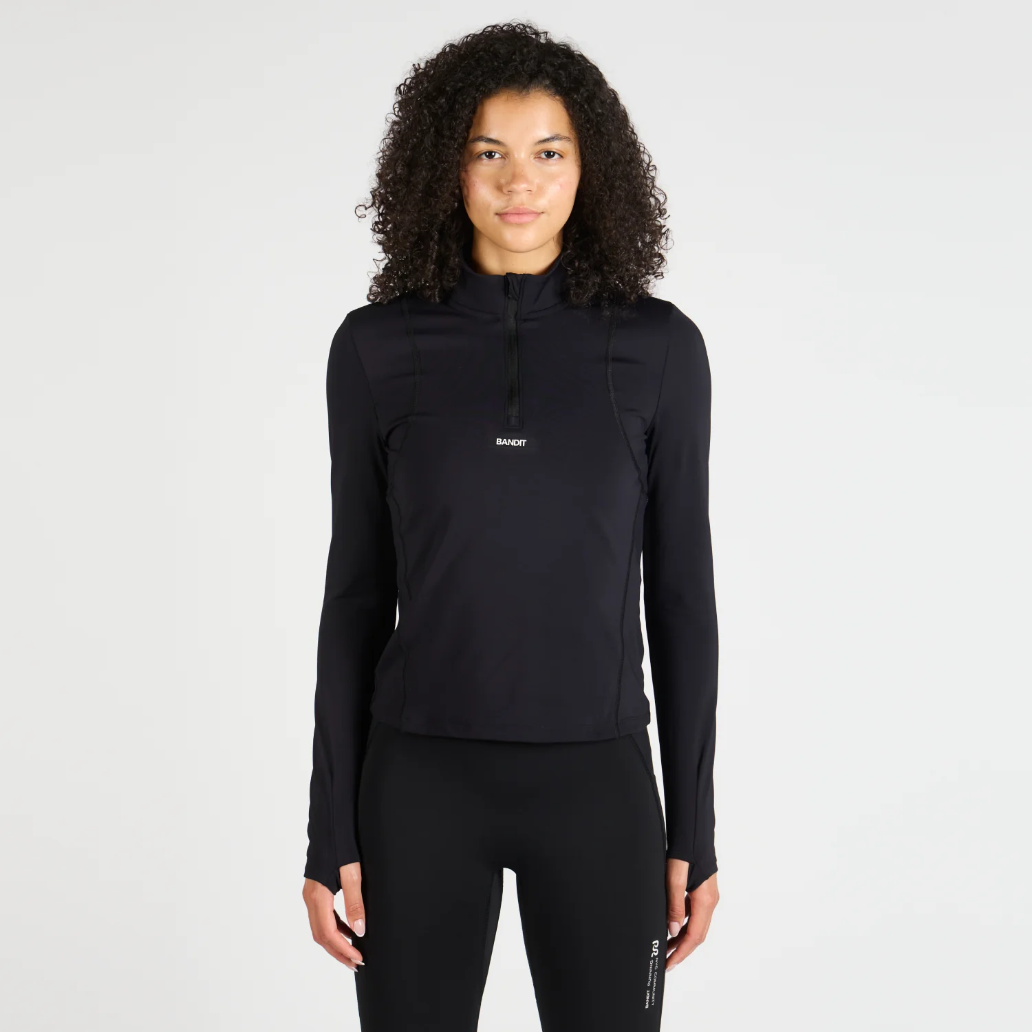 Bandit | Brushed Stamina™ Women's Cold Weather Quarter Zip - Black