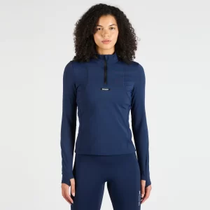 Bandit | Brushed Stamina™ Women’s Cold Weather Quarter Zip – Navy