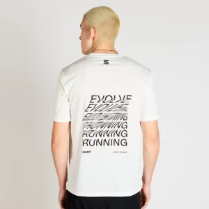 Bandit | Drift™ “Stacked Evolve” Performance Tee – White