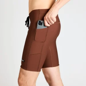 Bandit | Cadence™ Next Gen 7 Pocket Half Tights – Deep Amber Brown