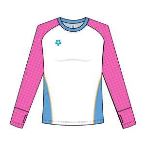 Made For Women | Running In Tokyo Long-sleeve – White/Pink